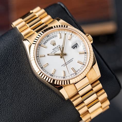 rolex presidential day date 36mm|rolex day date 36 cost.